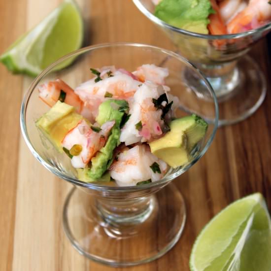 Healthy Shrimp Ceviche