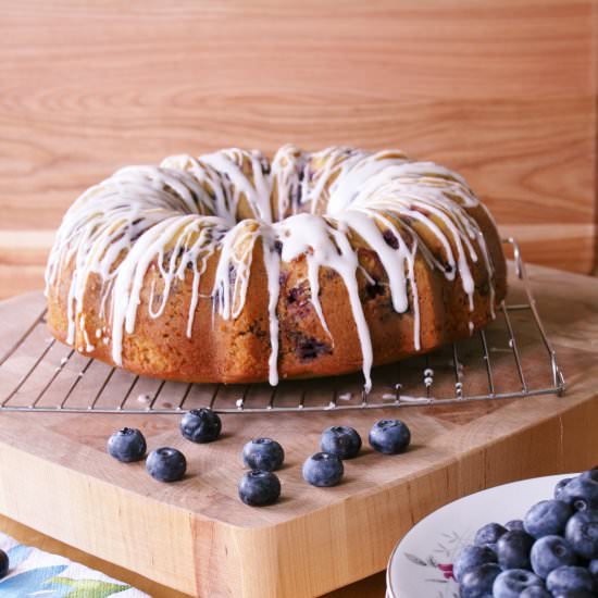 Blueberry Buttermilk Bundt Cake