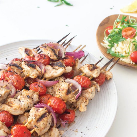 Balsamic Chicken Kebabs