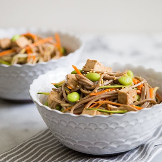 Balsamic Ginger Soba Noodles