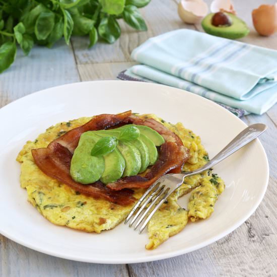 Herbed Omelet for the Fat Fast