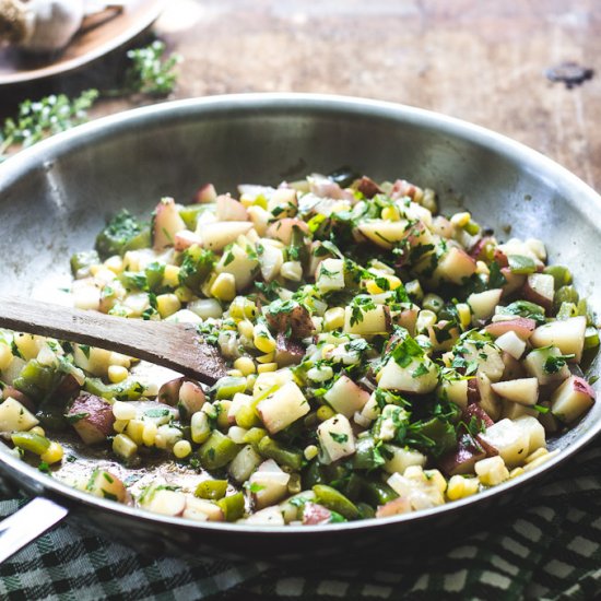 Red Bliss Skillet Hash