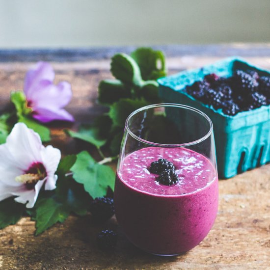 Blackberry Ginger Smoothie