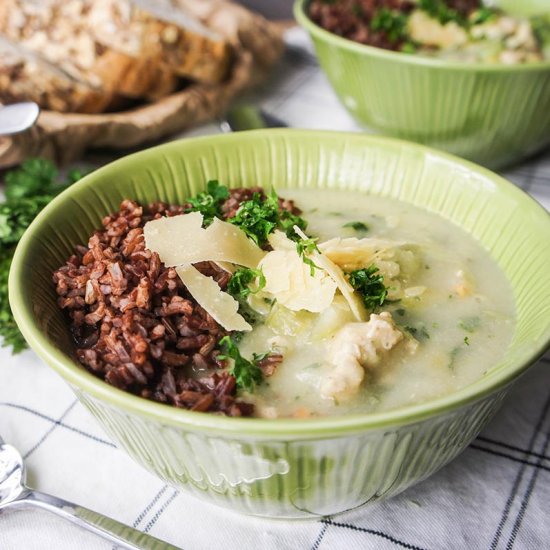 Creamy Chicken and Rice Soup