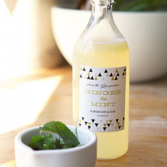 Homemade Ginger-Mint Lemonade