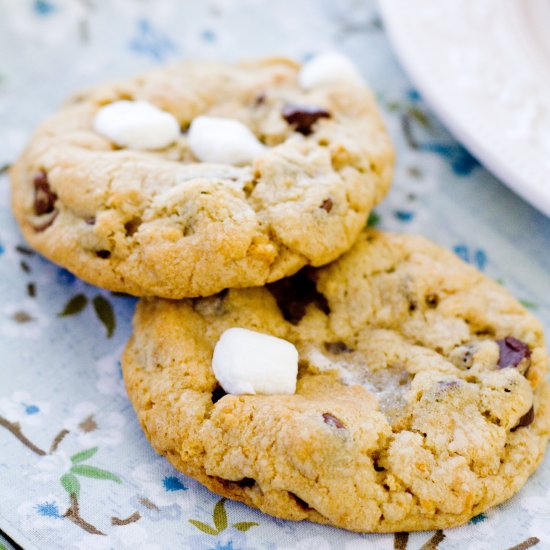 S’more Chocolate Chip Cookies