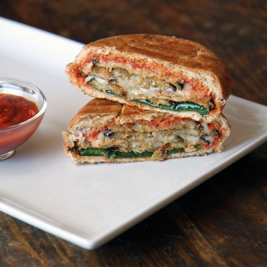 Eggplant Parmesan Panini