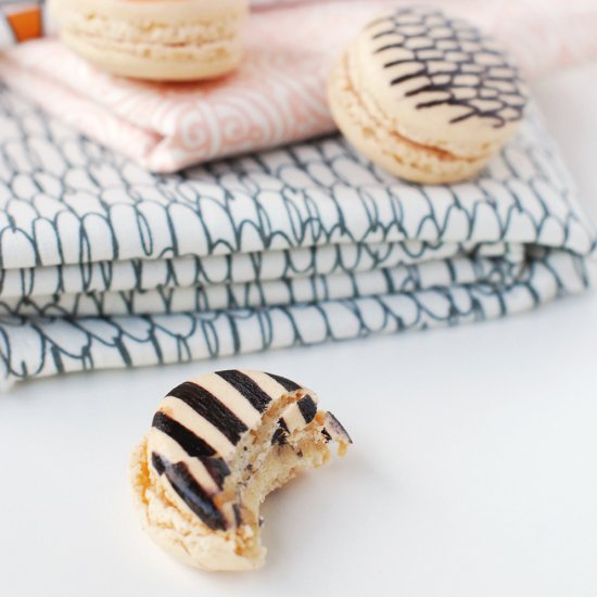 DIY Fabric Inspired Printed Macaron