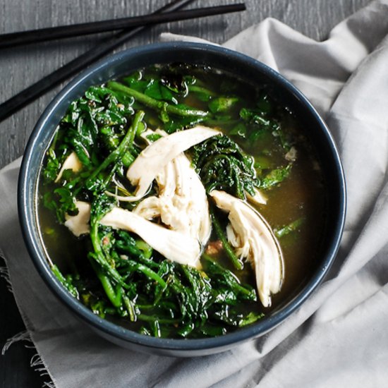 Watercress and Chicken Soup