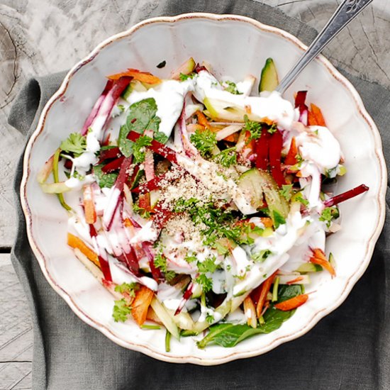 Carrot, Beetroot And Apple Salad