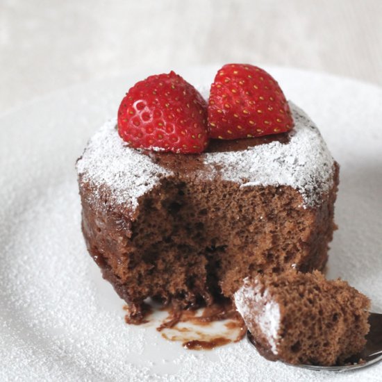 Nutella Microwave Mug Cake