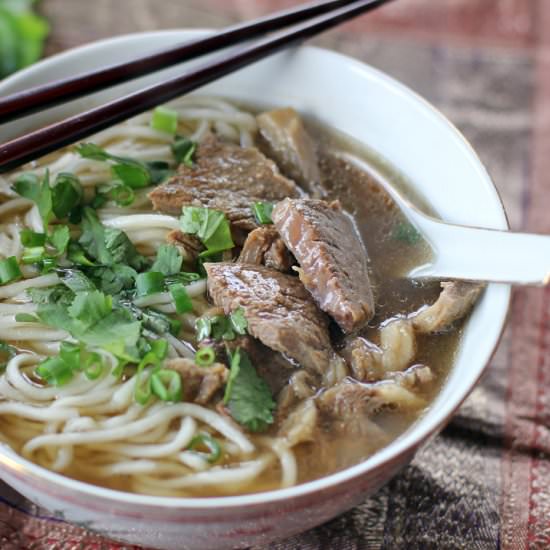 Taiwanese Beef Noodle Soup