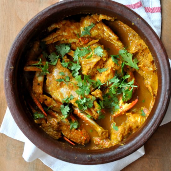 Kerala Crab Curry and Stringhoppers