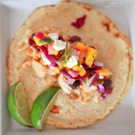 Fish Tacos with Mango Salsa