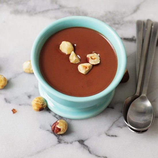 Chocolate Hazelnut Panna Cotta