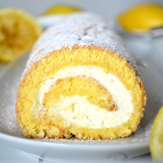 Lemon Cake Roll