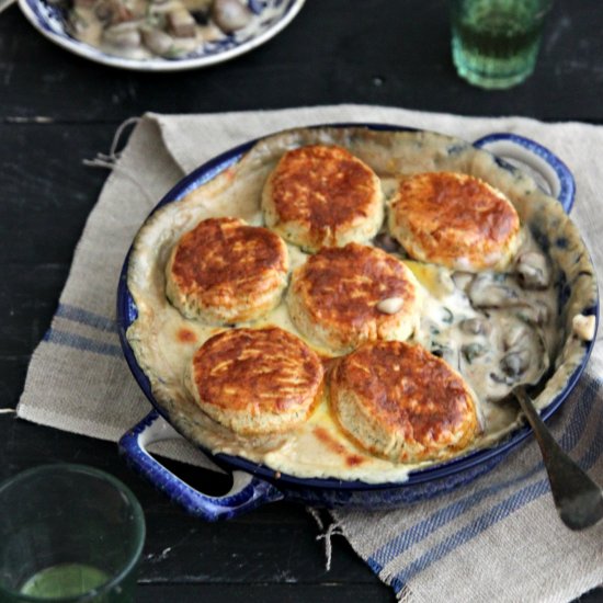 Mushroom Cobbler