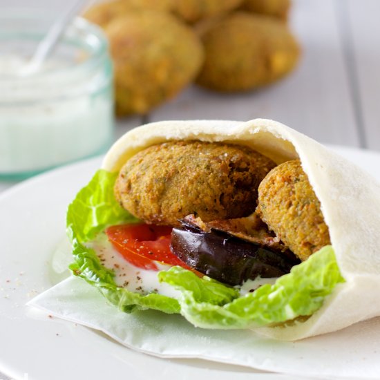 Falafel Pita Sandwich