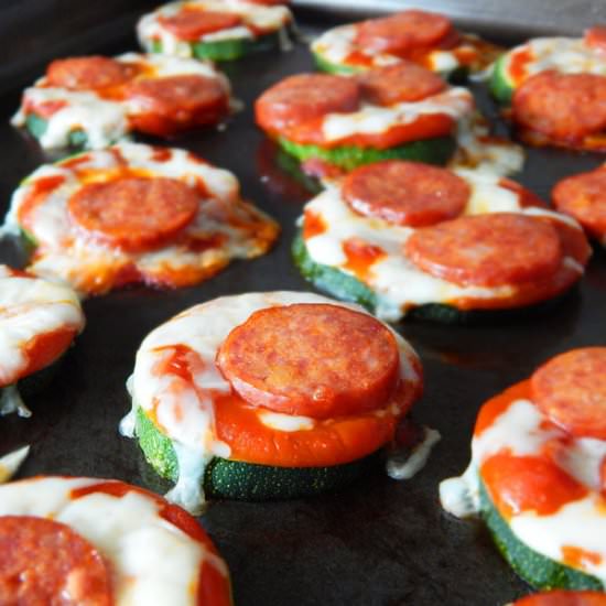 Mini Zucchini Pizza Bites