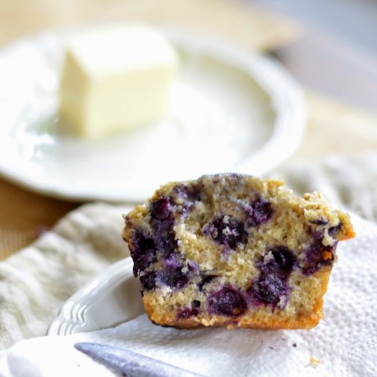 Hearty Blueberry Muffins