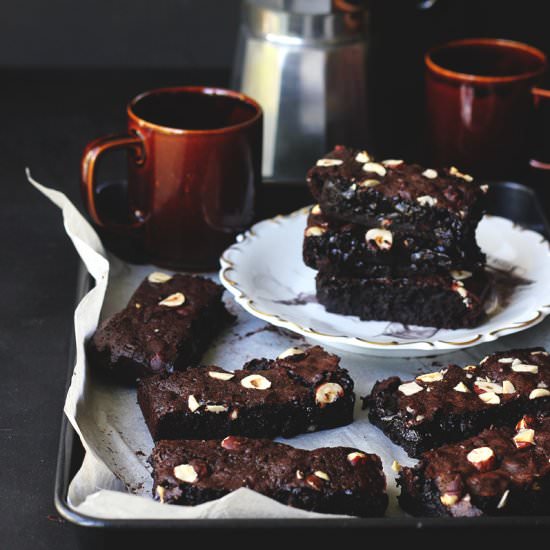 Cocoa Hazelnut Brownies