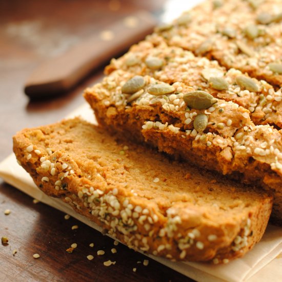 Grain Free Bread with Pumpkin