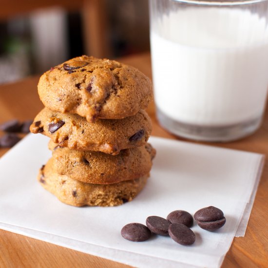 Healthier Chocolate Chip Cookies