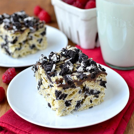 Cookies & Cream No-Bake Chex Bars