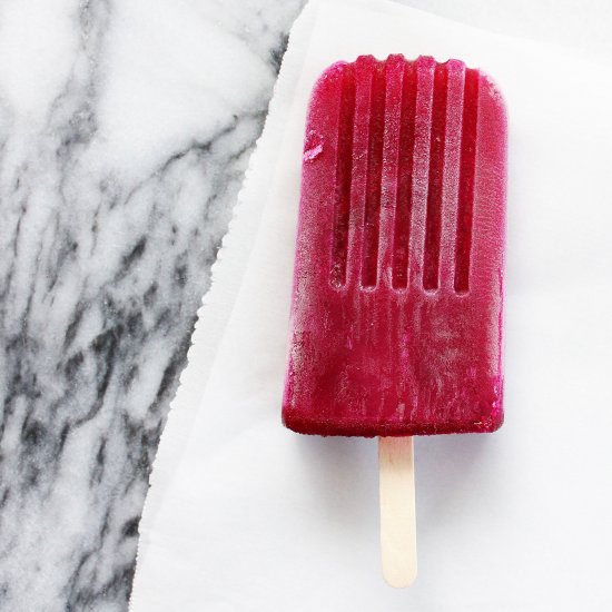 Prickly Pear Margarita Pops