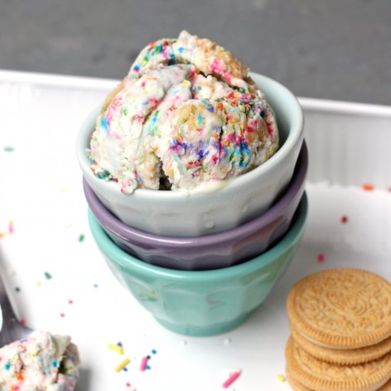 Funfetti Cake Batter Ice Cream