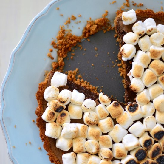 Nutella S’Mores Tart