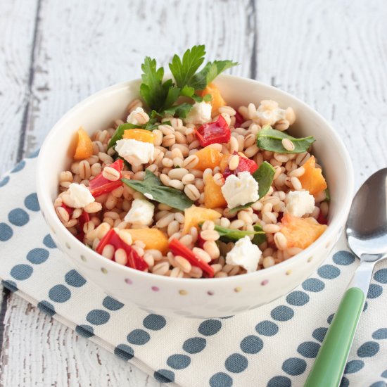 Cold Pearl Barley Salad