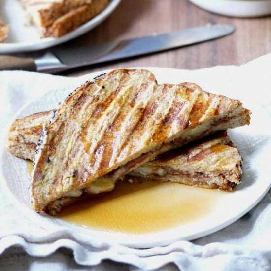 Banana Almond Butter French Toast