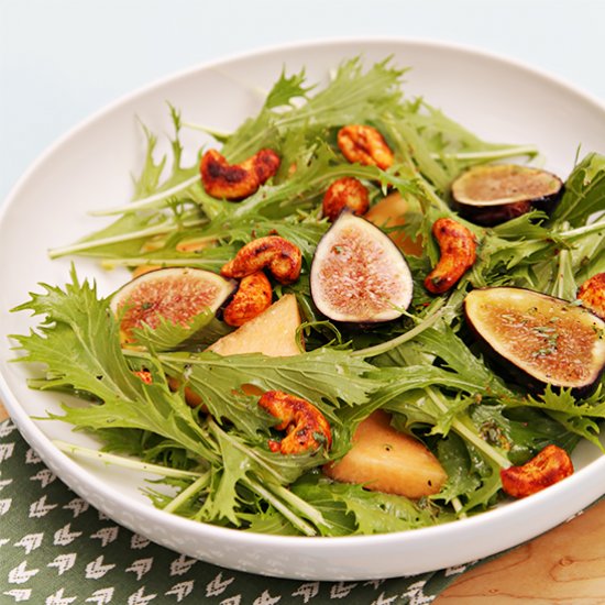 Fresh Fig and Melon Salad