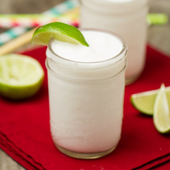 Creamy Frozen Coconut Margaritas