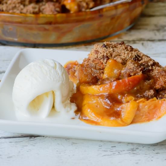 Paleo Peach Cobbler