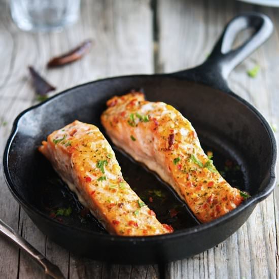 Thai Sweet Chili Glazed Salmon