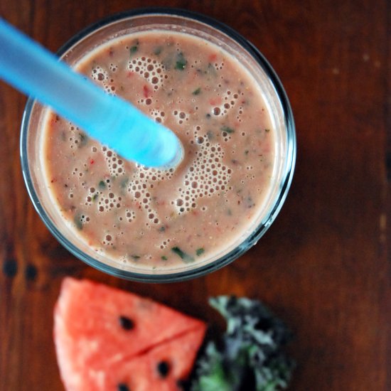 Watermelon and Kale Smoothie