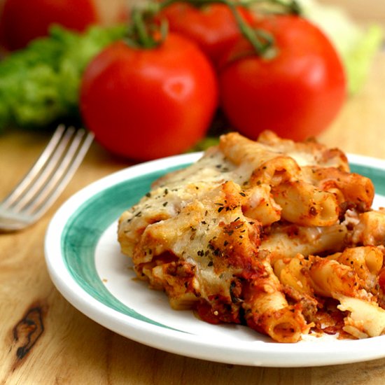 Crowd Pleasing Baked Ziti