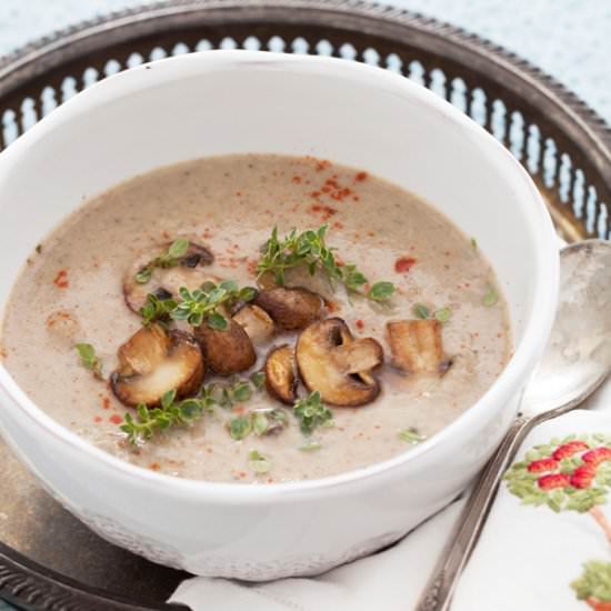 Cream of Wild Mushroom Soup