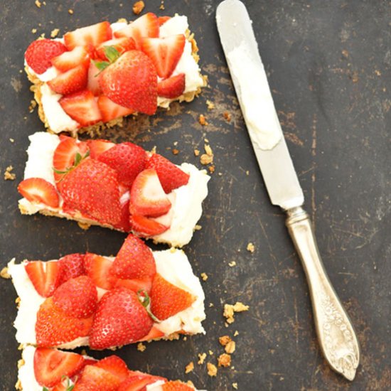 Strawberry Tart with Cookie Crust