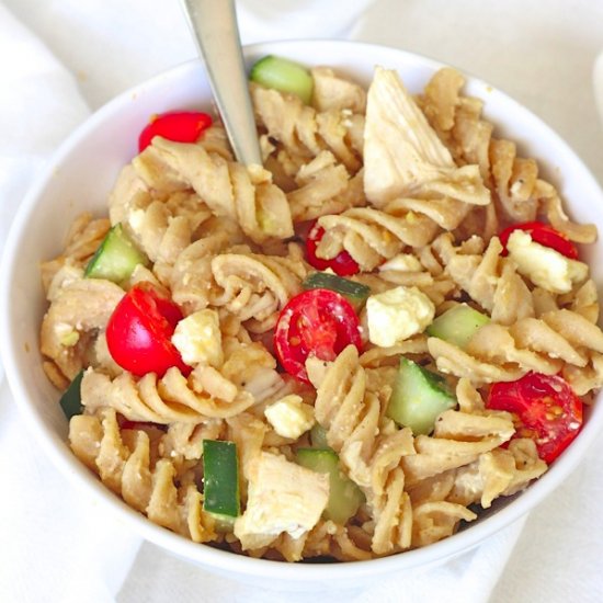 Hummus Pasta Salad