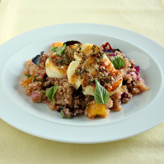 Grilled Halloumi with Quinoa