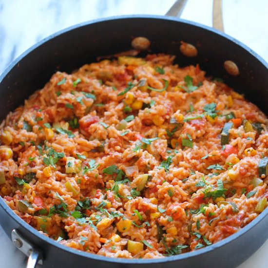 One Pot Mexican Rice Casserole