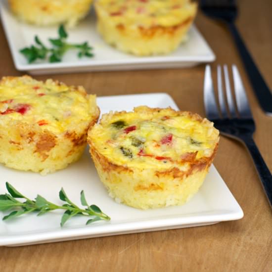 Rice & Egg Breakfast Cups