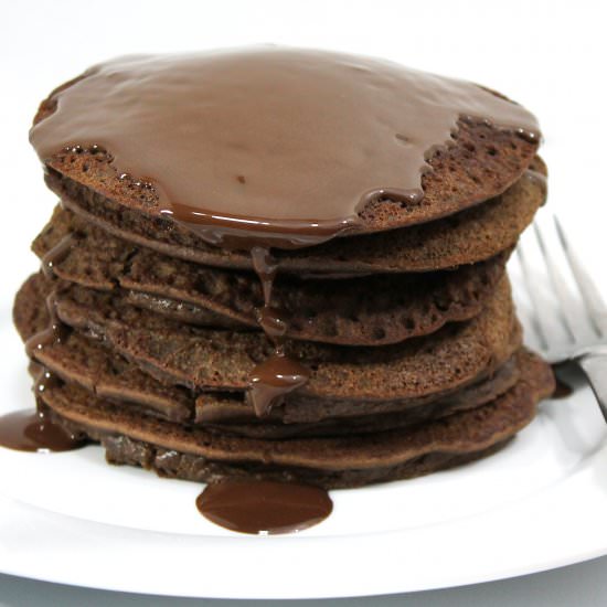 Chocolate Lentil Pancakes