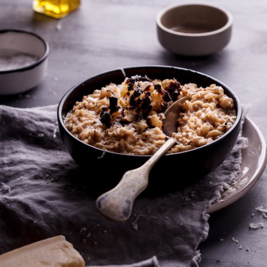 Cauliflower Risotto with Truffle