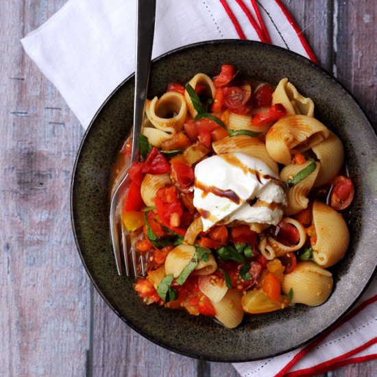 Fresh Heirloom Tomato Sauce Burrata