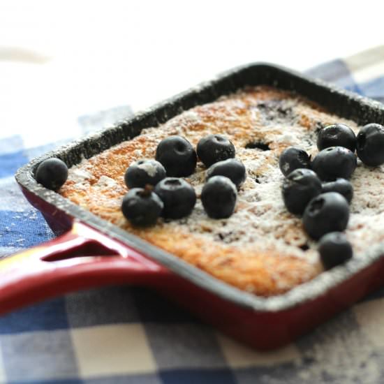 Dutch Almond Blueberry Pancakes