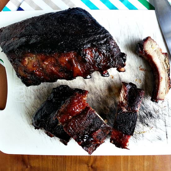 Strawberry Glazed Ribs